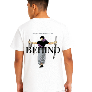 Behind” Graphic Anime T-Shirt – Minimalist Back Print Tee by Switch Clouthe