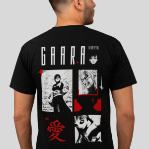 “Gaara Legacy” Anime Manga Graphic T-Shirt by Switch Clouthe