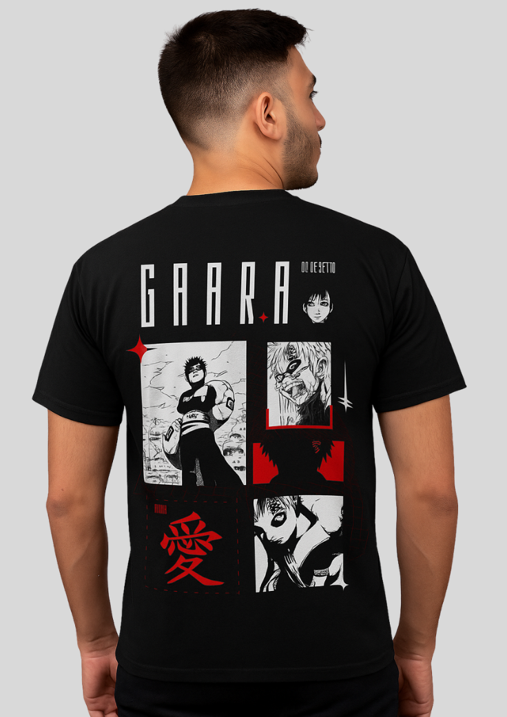 "Gaara Legacy" Anime Manga Graphic T-Shirt by Switch Clouthe