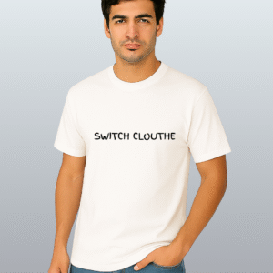 Switch Clouthe“Samurai Warrior” Oversized T-Shirt – Off-White