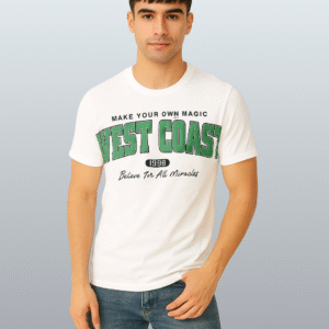 Switch Clouthe “West Coast Raglan Tee” – White