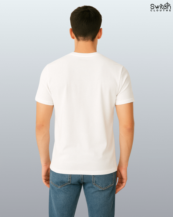 Switch Clouthe "West Coast Raglan Tee" – White - Image 3